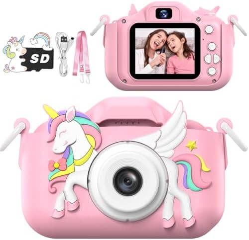 Masterbee children's camera with colorful design for kids ages 3-12